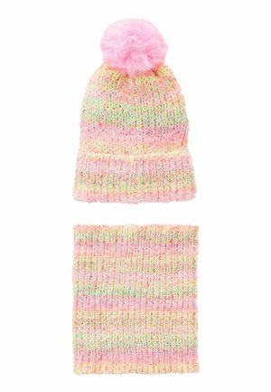 SET  - REGULAR FIT - Halsduk - pink green ombre
