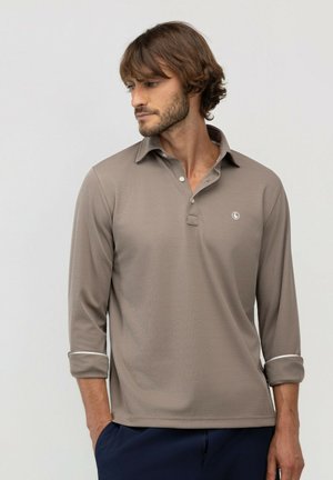 El Ganso, POLO MANGA LARGA SEPIIA - Polo - marron