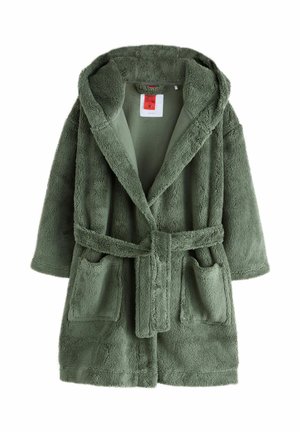 Next, REGULAR FIT - Badjas - green