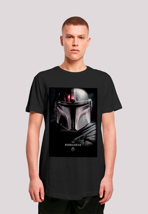 STAR WARS THE MANDALORIAN POSTER PREMIUM KRIEG DER STERNE FAN  - Print T-shirt - black