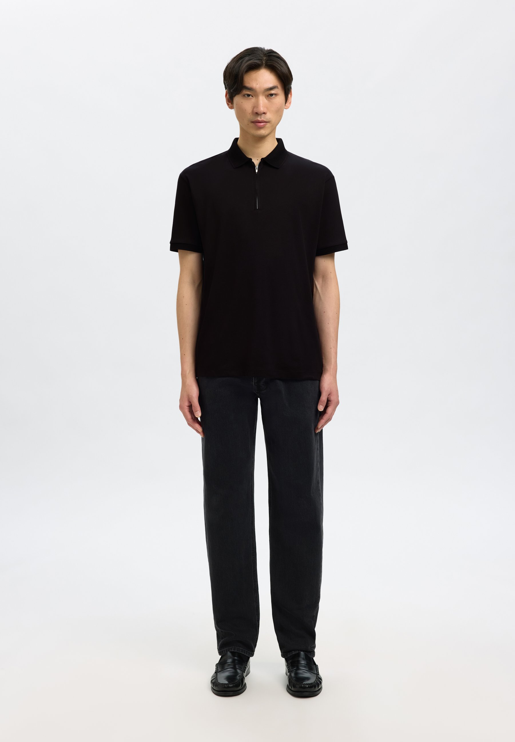 メンズウェア SWING GLUB / UNISEX SS POLO / black Selected SLHFAVE ZIP - Polo - black/noir - ZALANDO