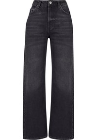 NAYA BASIC LIGHT - Avar lõikega teksad - washed black