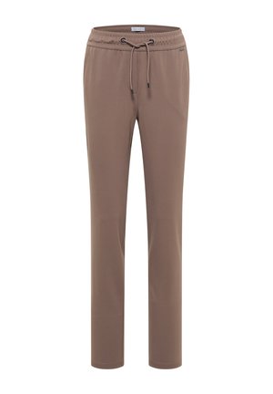Cecil, MID-WAIST SLIM-LEG PANTS IN A CASUAL FIT - Pantalon de survêtement - earthy taupe