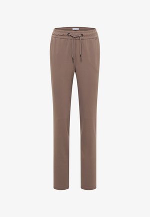 Cecil, MID-WAIST SLIM-LEG PANTS IN A CASUAL FIT - Pantalon de survêtement - earthy taupe