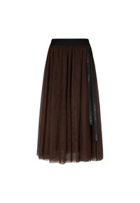 FRIDI - A-line skirt - dark brown