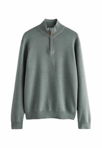 ZIP NECK REGULAR FIT - Džemper - slate blue