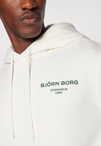 Björn Borg ESSENTIAL HOODIE - Džemperis su gobtuvu - cloud dancer
