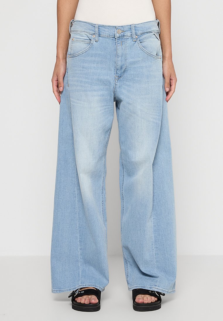 Replay Baggy jeans lichtblauw
