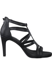 s.Oliver Sandalen met hoge hak - black
