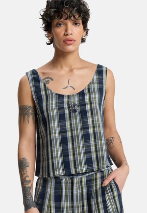 VISTA - Μπλούζα - micro chip tilcara check