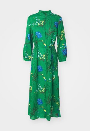 MIDI DRESS - Shirt dress - green