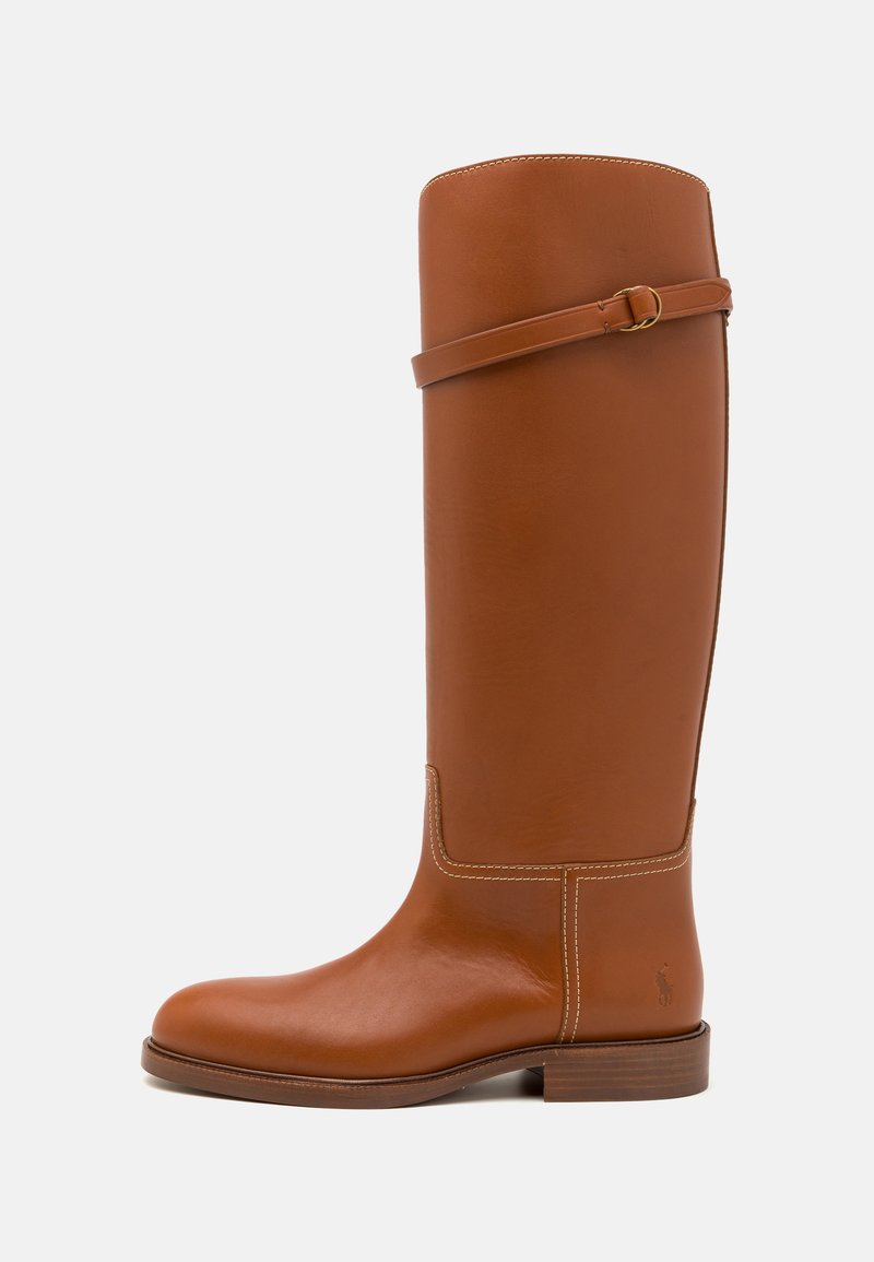 Polo Ralph Lauren BOOTS TALL - Μπότες - brown
