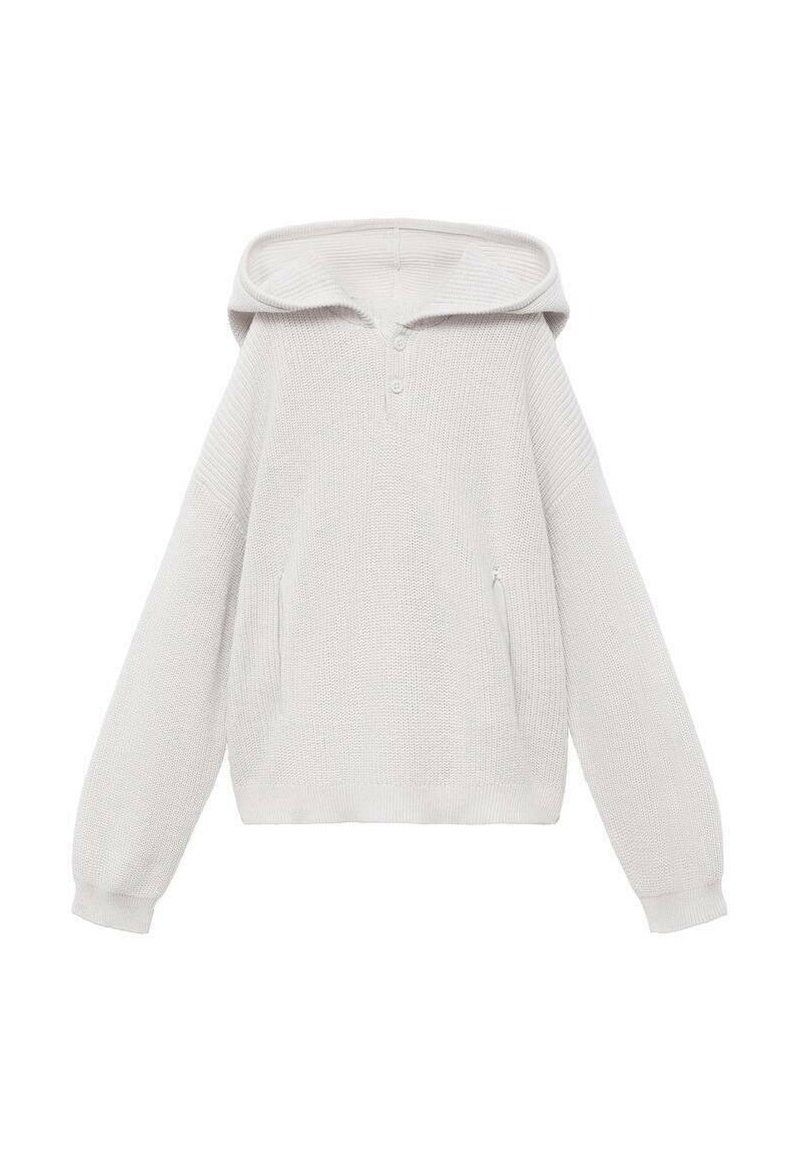 Mango Kids Pulover s kapuco - light grey