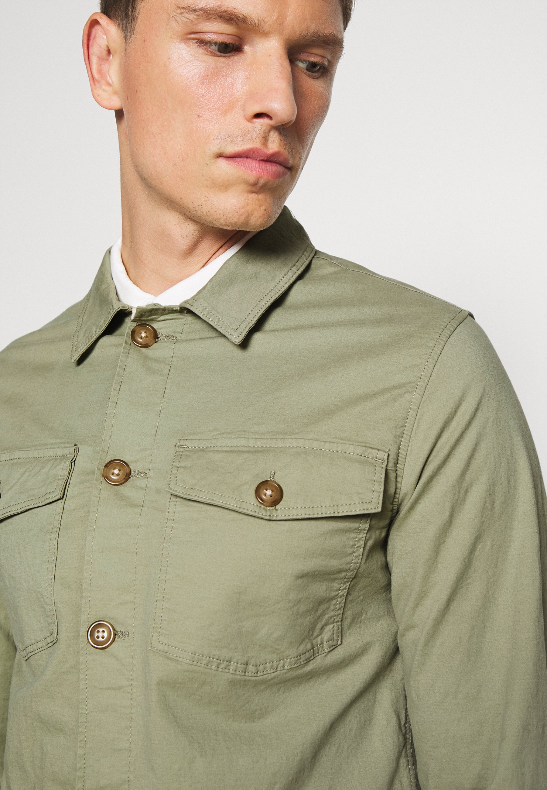 Men SLHELLIOT SHIRT JACKET - Summer jacket Men SLHELLIOT SHIRT JACKET - Summer jacket