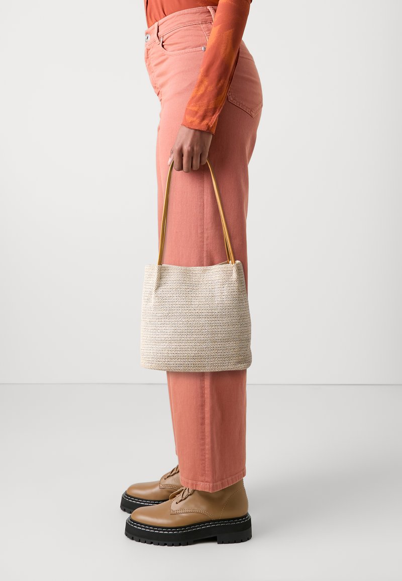 ONLY ONLCAMILLE BEACH TOTE BAG - Håndtasker - natural