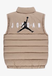 Jordan PUFFER FILLED VEST - Vest - hemp/white