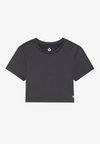 ESSENTIAL CROPPED SHORT SLEEVE T-SHIRT - Osnovna majica kratkih rukava - dark grey