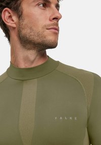 FALKE WARM TURTLENECK MILD TO COLD TEMPERATURES - Maglietta intima - herb