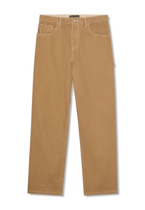 Timberland, OXFORD CARPENTER PANTS. - Trousers -  - dark beige