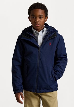 P-LAYER 1 HOODED JACKET UNISEX - Ūdensnecaurlaidīga jaka - newport navy