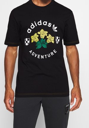 T-shirt con stampa - black