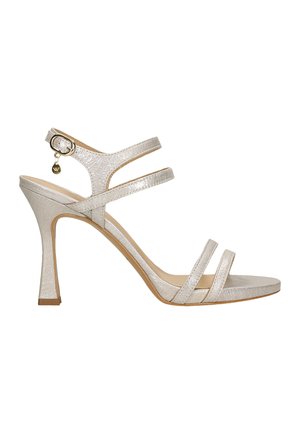 High Heel Sandalette - srebrny