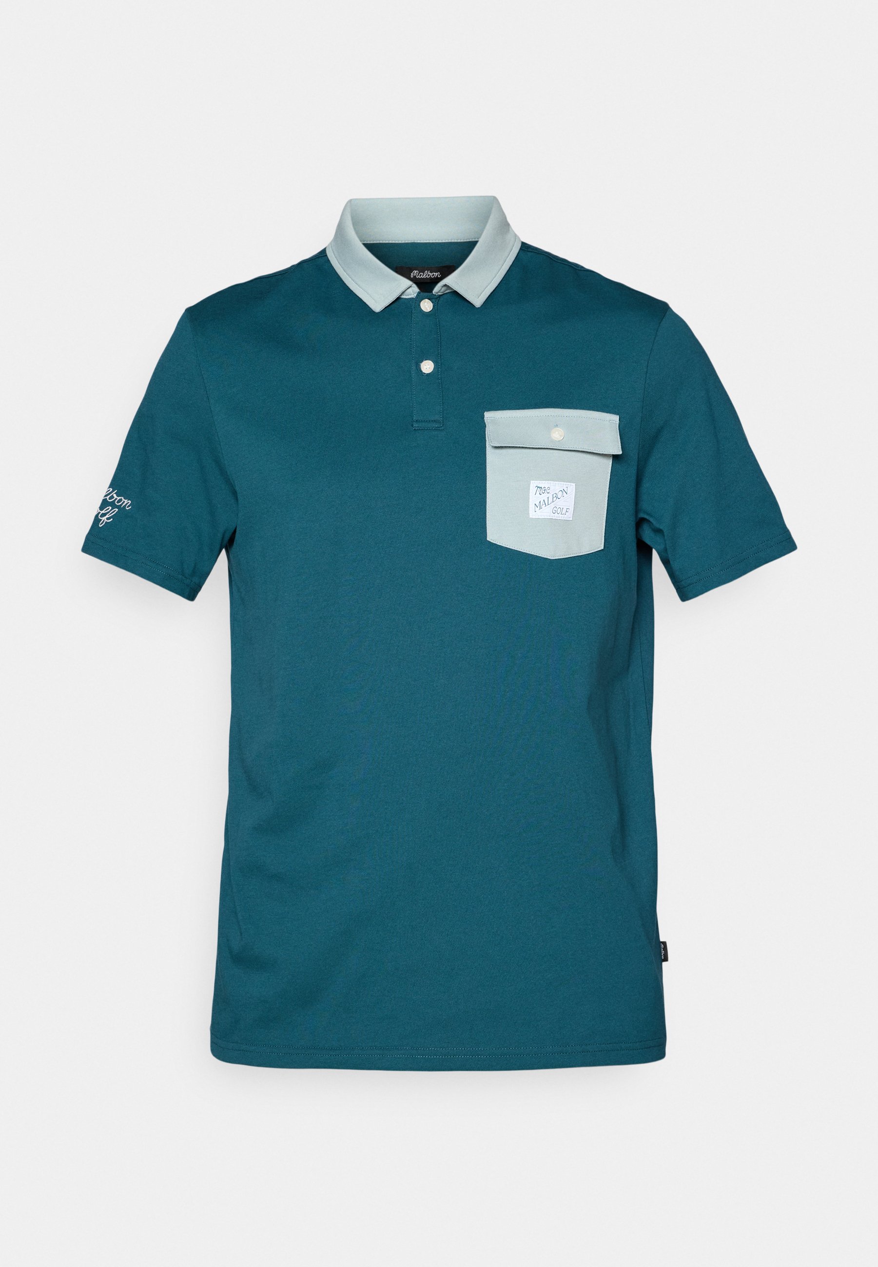 Malbon JOVIS SOLID - Polo shirt - ocean/teal - Zalando.co.uk