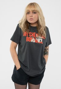 Paradiso Clothing MY CHEMICAL ROMANCE BLOOD SPLATTER - Print T-shirt - grey