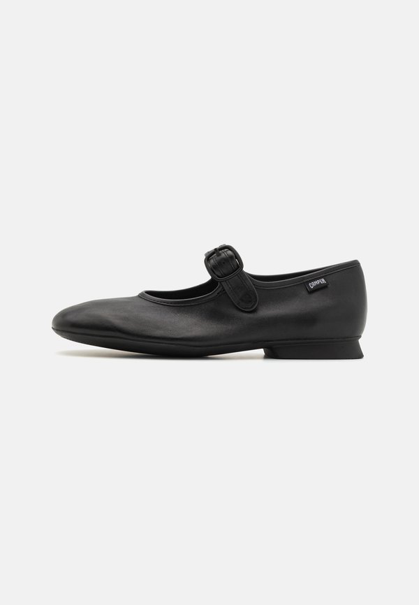 CASI MYRA - Ankle strap ballet pumps - schwarz