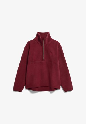 ARMEDANGELS, HAARLEENAA - Fleecepullover - velvet red