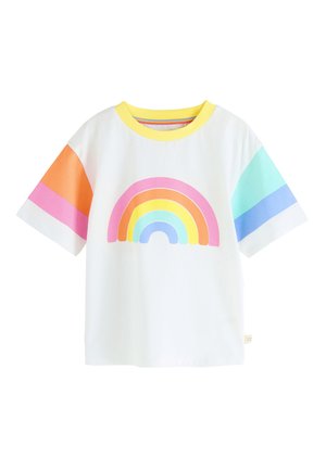 REGULAR FIT SHORT SLEEVE - T-shirt imprimé - white