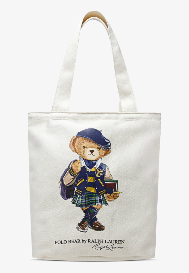 Polo Ralph Lauren BEAR TOTE UNISEX - Ručna torba - natural