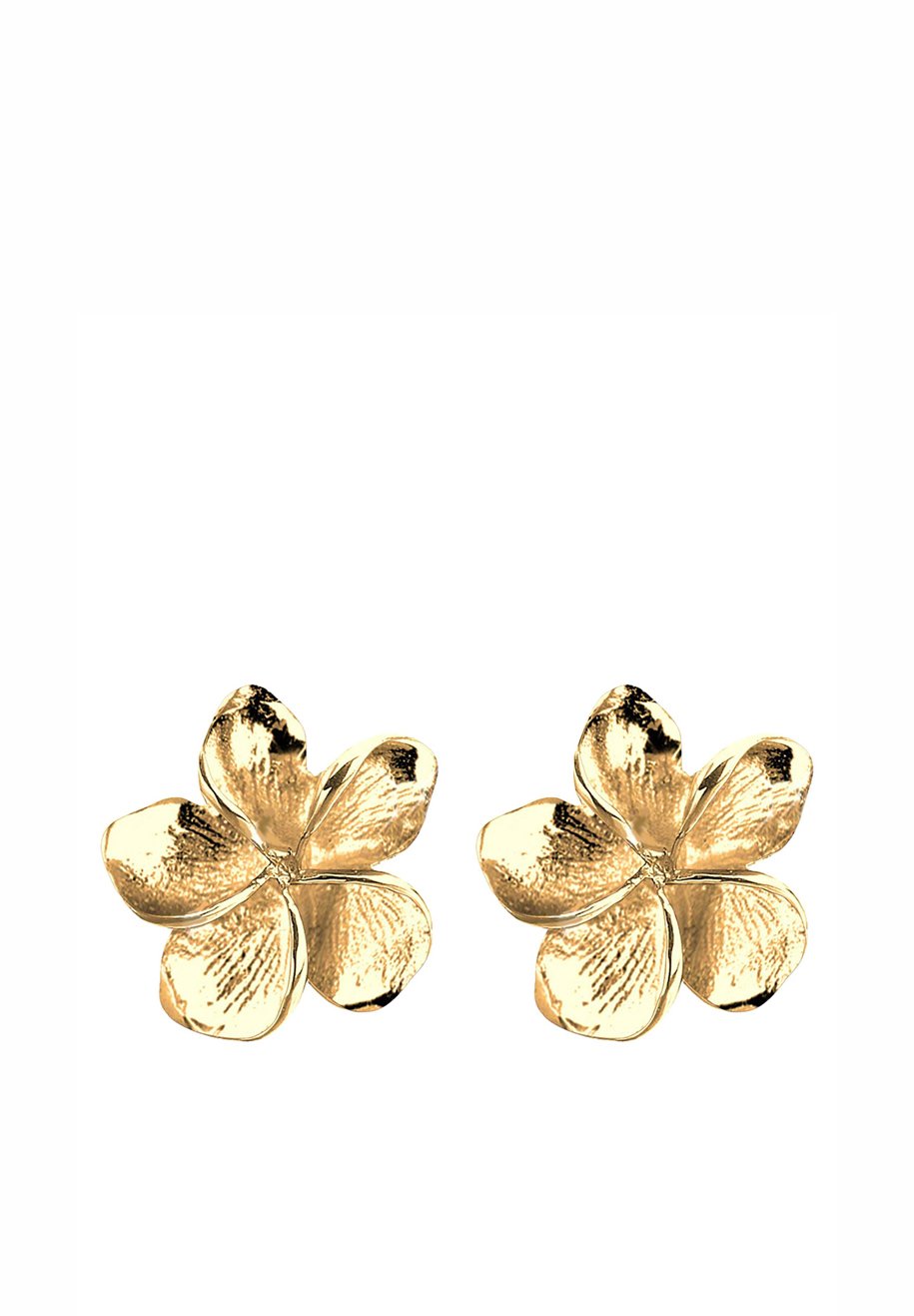Elli FLOWER BLOSSOM - Earrings - gold-coloured - Zalando