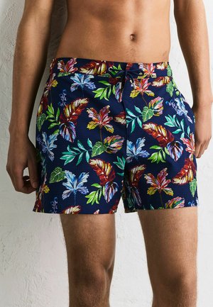 Next, REGULAR FIT - SIGNATURE FLORAL SEERSUCKER 5 INCH SWIM SHORTS . - Badeshorts - navy blue