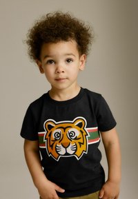 Next APPLIQUÉ CHARACTER SHORT SLEEVE - REGULAR FIT - T-shirts print - black