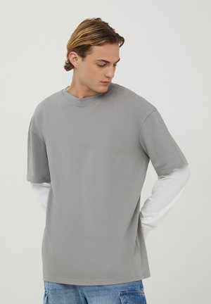 Terranova Maglietta a manica lunga - grigio piombo