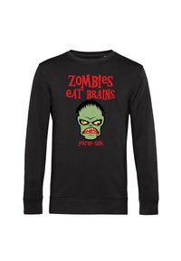 Henry Tiger ZOMBIES EAT BRAINS - Sweater - black
