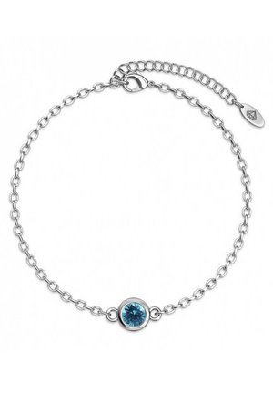 BIRTH STONE - ET CRISTAL - Bracelet - argenté bleu