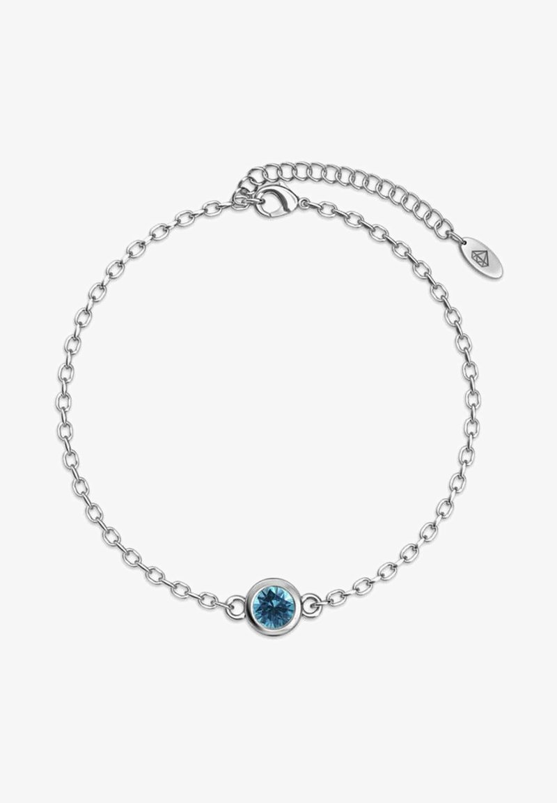 MYC Paris BIRTH STONE - ET CRISTAL - Bracciale - argenté bleu