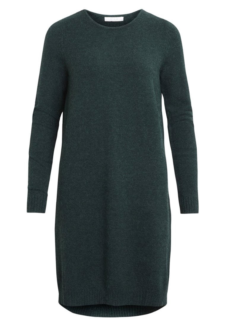 Vila VIRIL DRESS Stickad klänning green Zalando.se Billiga Stickade klänningar från Vila för Kvinna på Rea