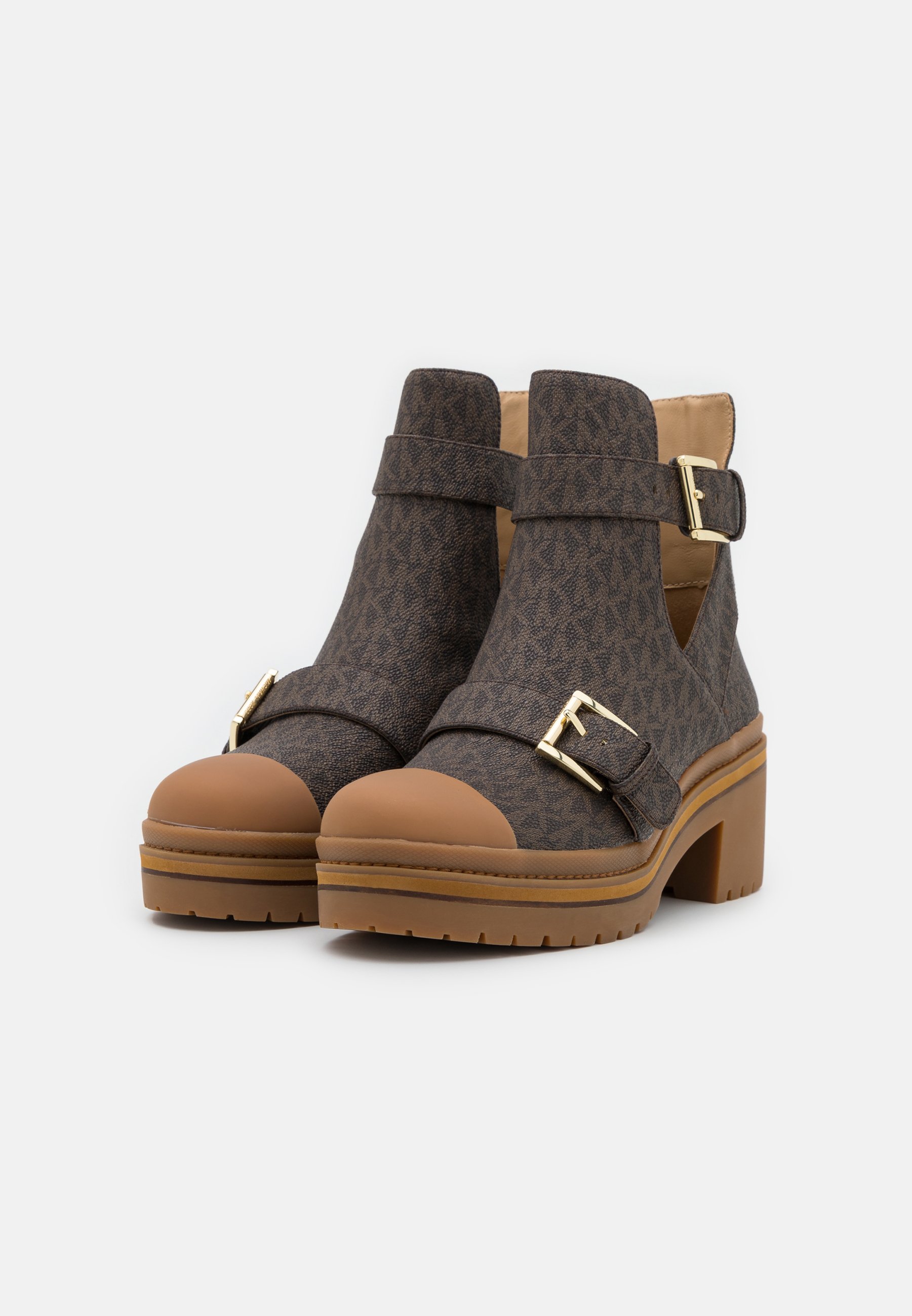 MICHAEL Michael Kors COREY BOOT - Botines con plataforma - brown/marrón -  Zalando.es