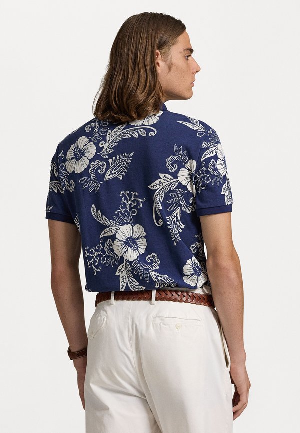 CUSTOM SLIM FIT HIBISCUS MESH SHIRT - Polo shirt - two tone hibiscus4