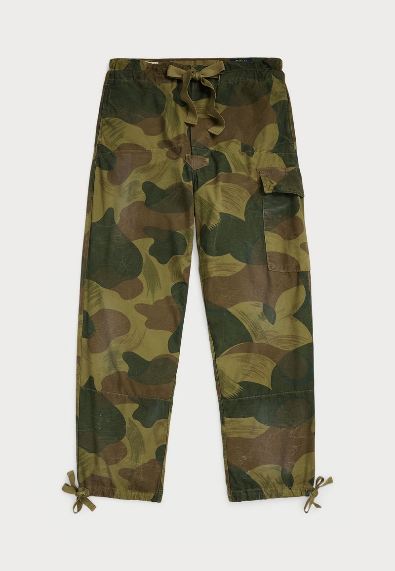 Polo Ralph Lauren BEACHCOMBER RELAXED CAMO CARGO PANT - Pantalon cargo - paint stroke
