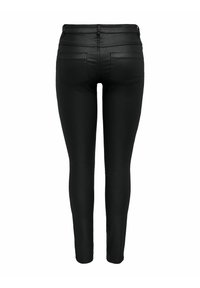 ONLY FALBALA  - Vaqueros pitillo - black