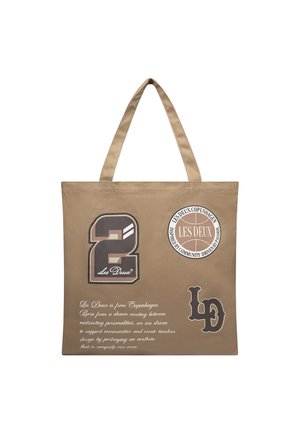 VARSITY TOTE BAG UNISEX - Shopping bag - mountain grey brown