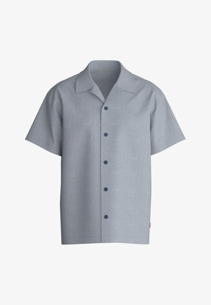 Calida, RMX SLEEP JOURNEY KURZARM-MIT KNÖPFEN - Pyjama top - dark denim