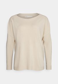 ONLAMALIA BOATNECK - Jersey de punto - pumice stone