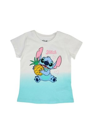 DISNEY - LILO ET STITCH - T-shirt imprimé - bleu