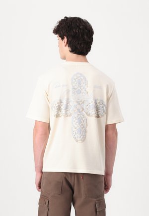 JORHYDRA PATTERN TEE CREW NECK - T-shirt med print - antique white
