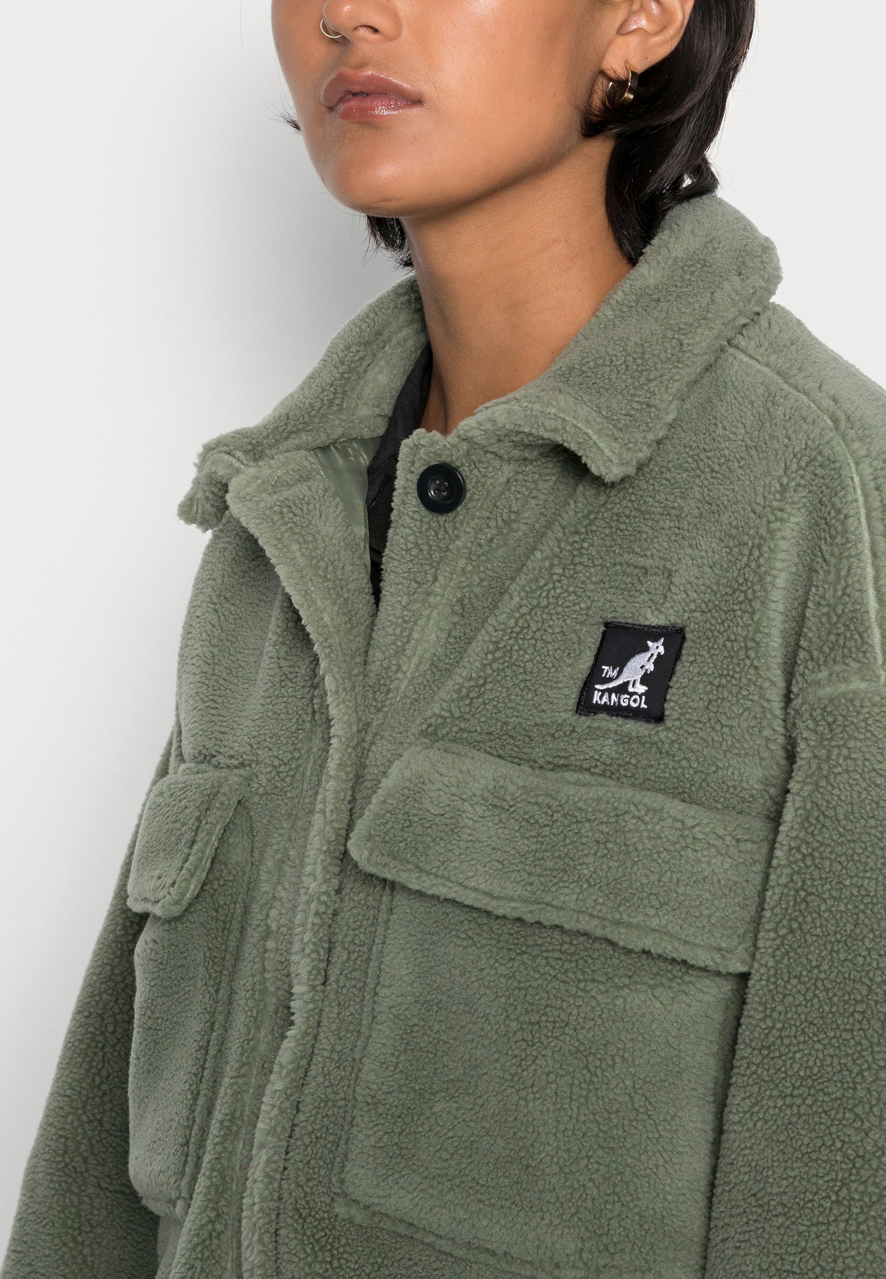 kangol fleece jacket